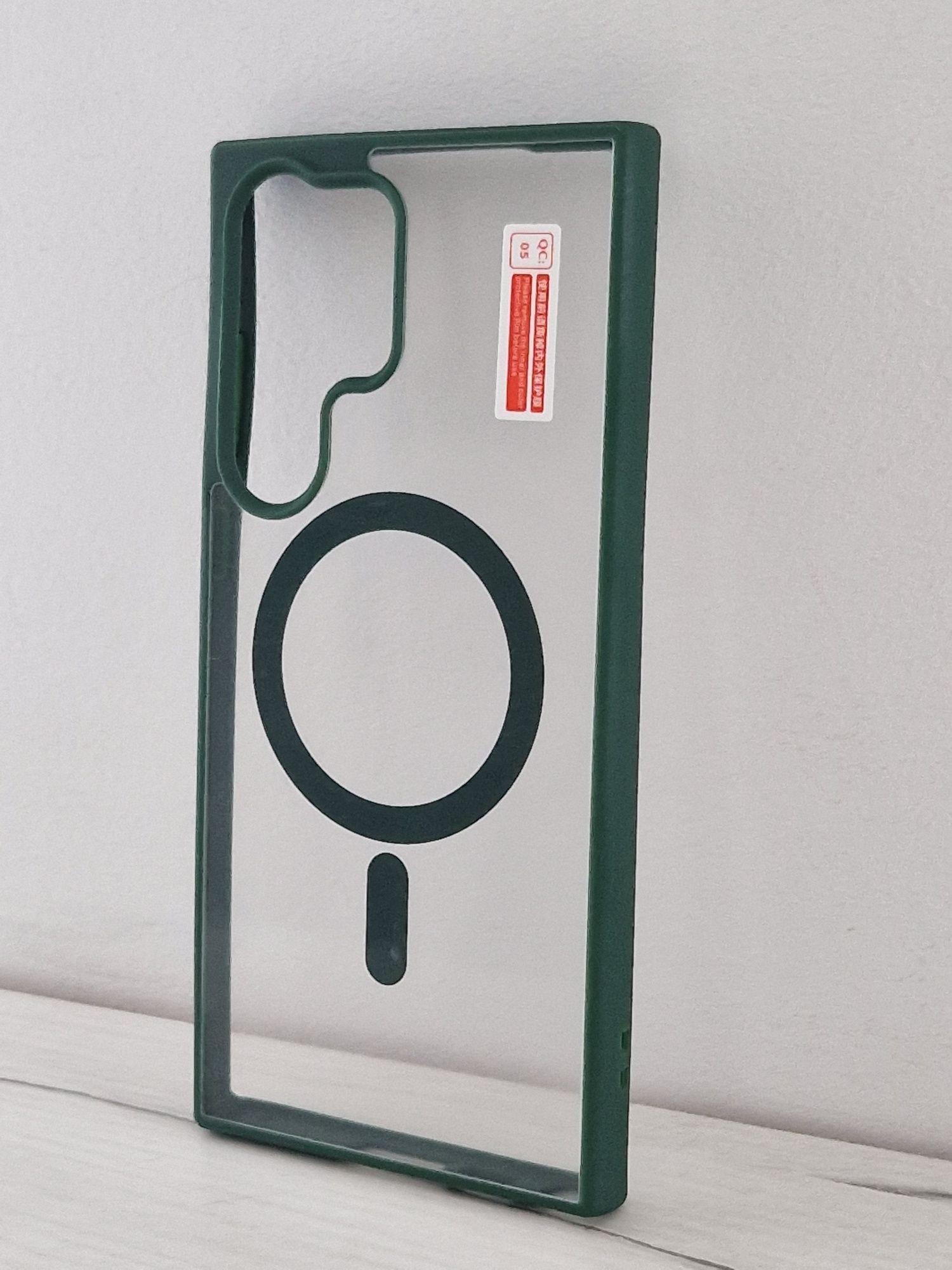 Acrylic Color Magsafe Case do Samsung Galaxy S23 Ultra zielony
