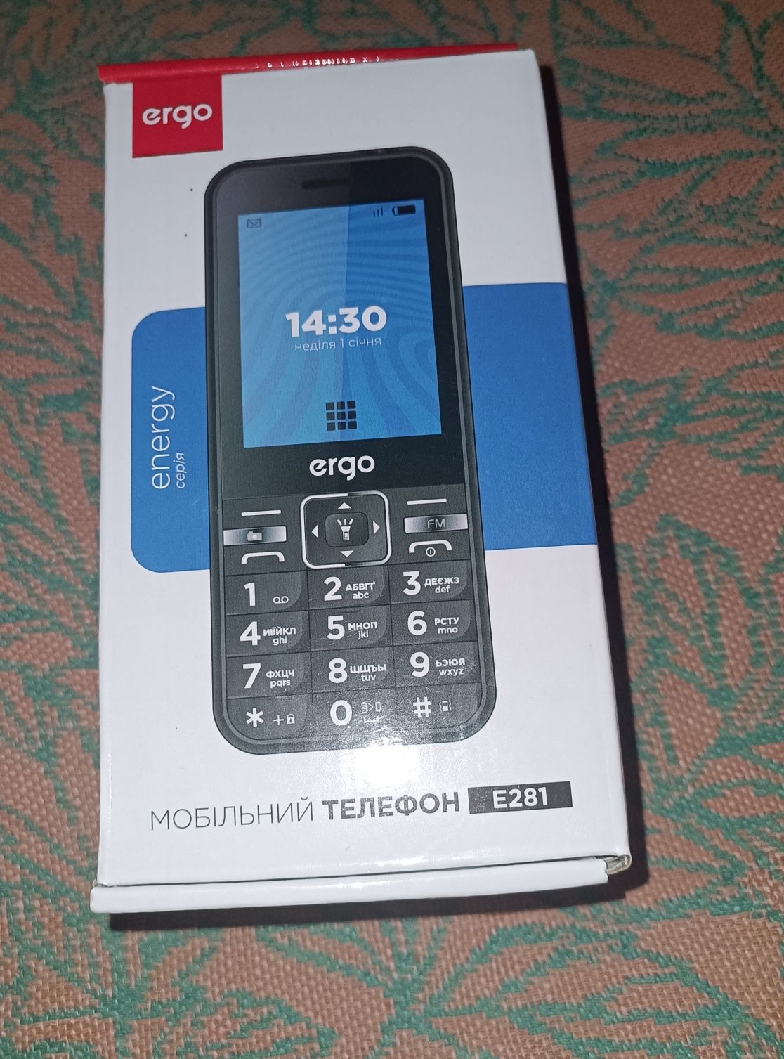 Мобільний телефон Ergo E281 Dual Sim Black