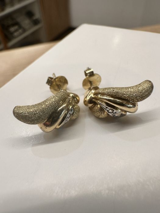 Złote kolczyki próba 585