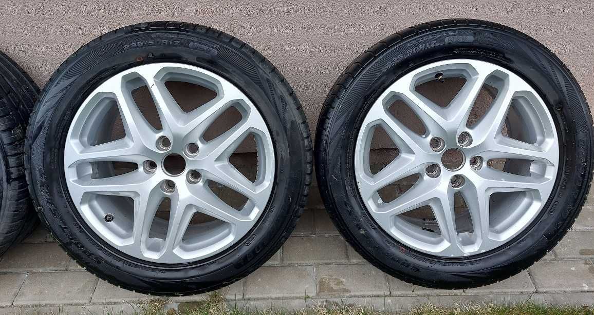 Koła opony felgi 5x108 235x50 r17 czujniki nakrętki