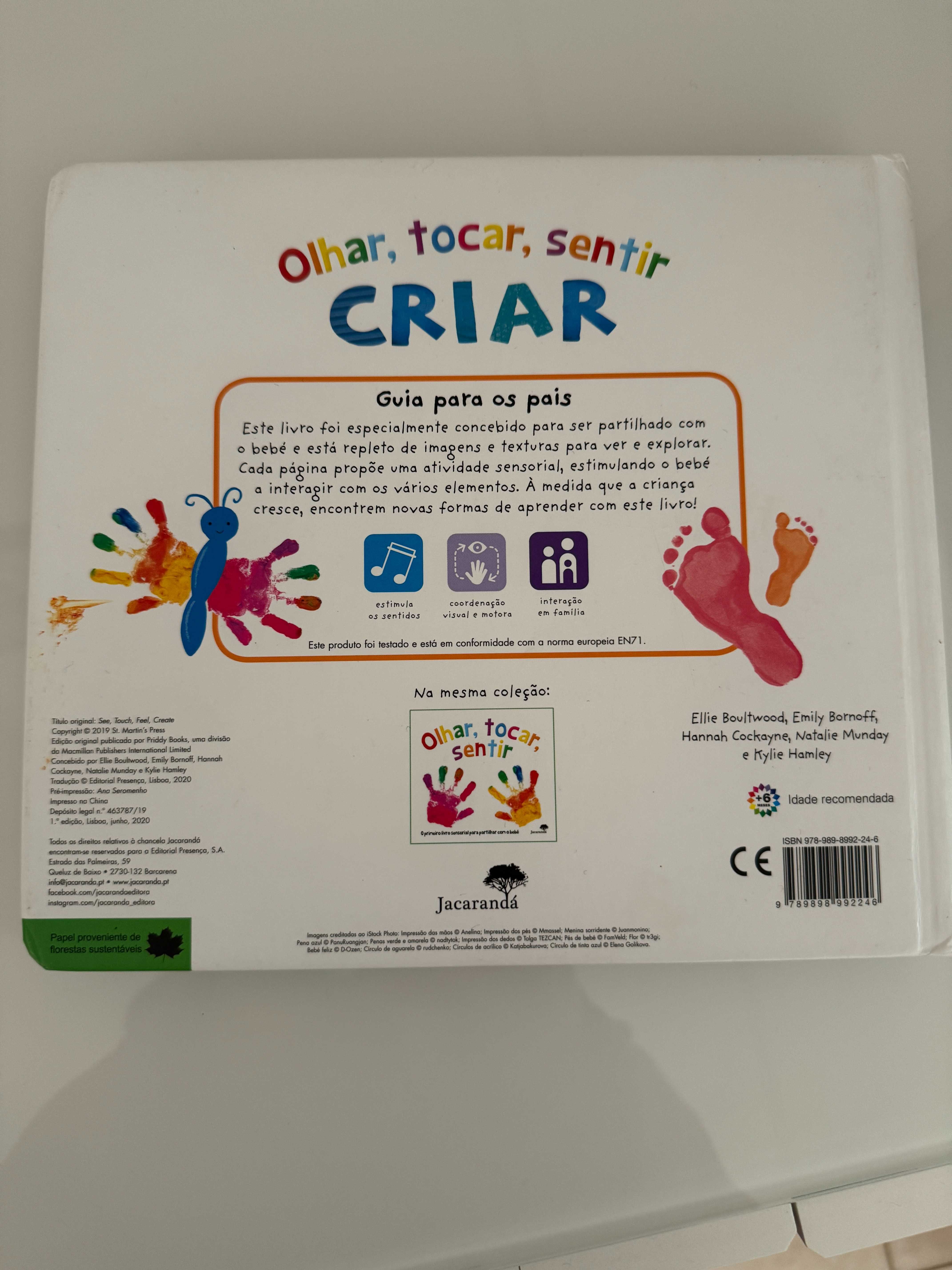 Livro Olhar, tocar, sentir criar - Jacaranda