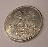 Piękna moneta 5 złotych Nike 1928 kopia