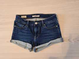 Szorty krótkie spodenki Levis 38  spodnie jeansy jeansowe wysoki stan