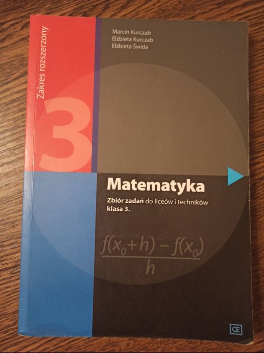 Matematyka klasa 3 zbiór zadań poziom rozszerzony