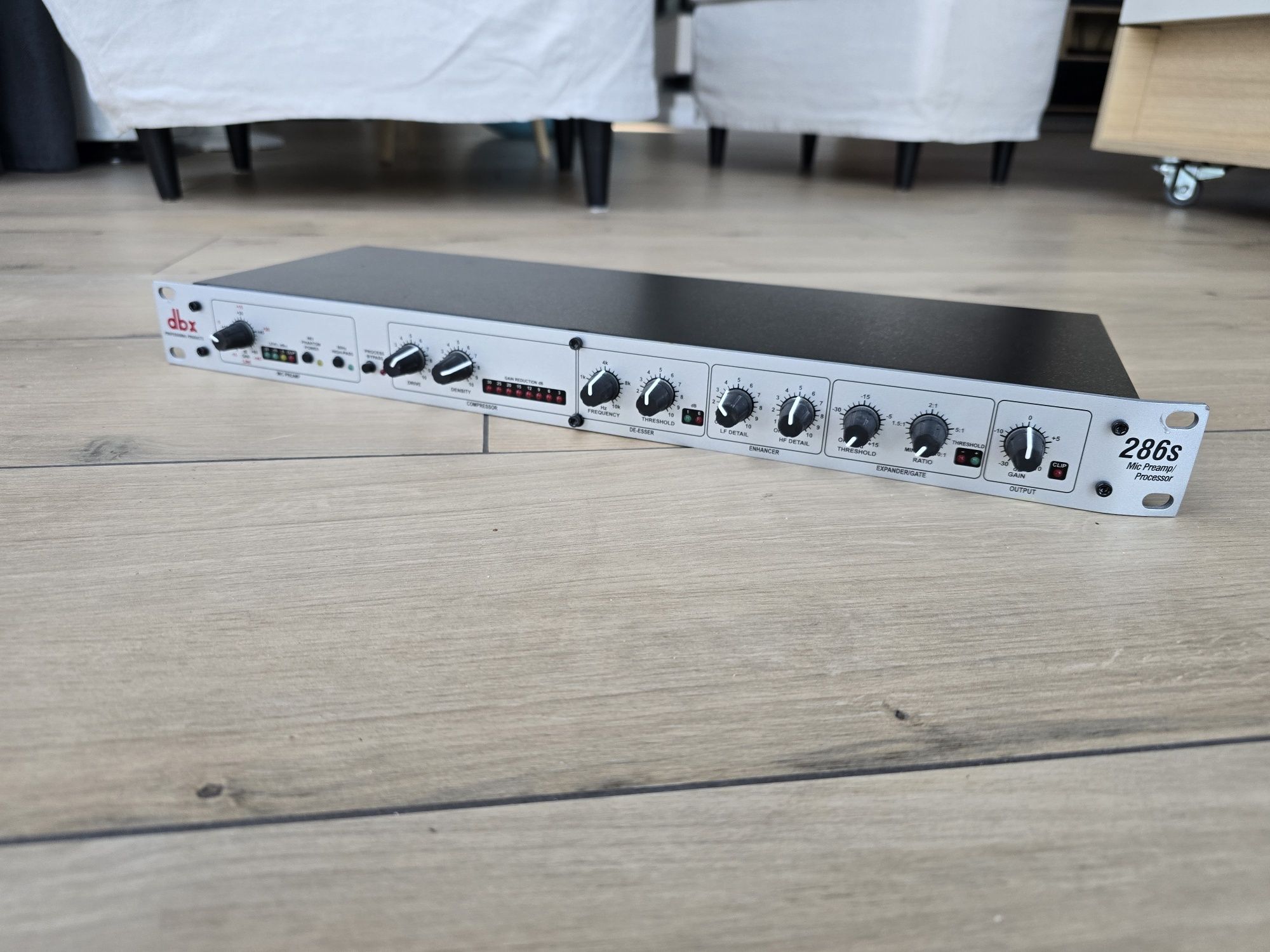 Dbx 286s preamp kompresor do studia mikrofonu procesor