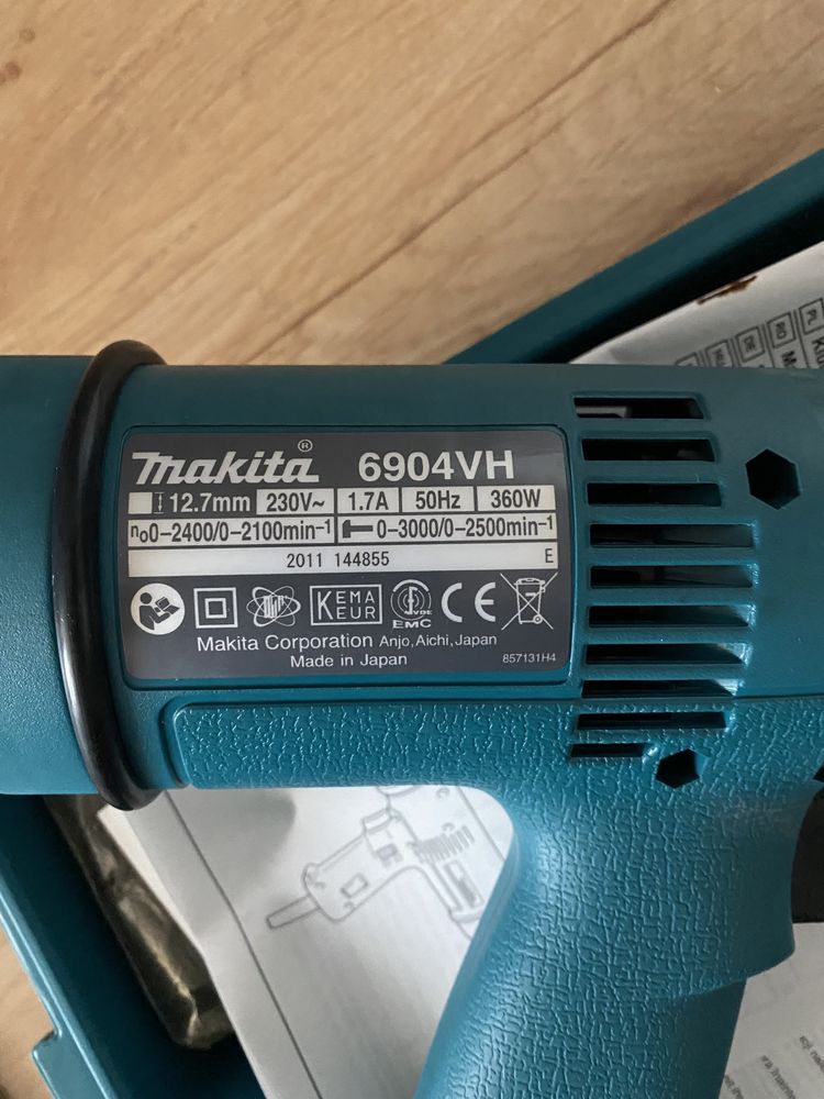 Makita Klucz udarowy 6904VH 2 BIEGI WALIZKA 360v