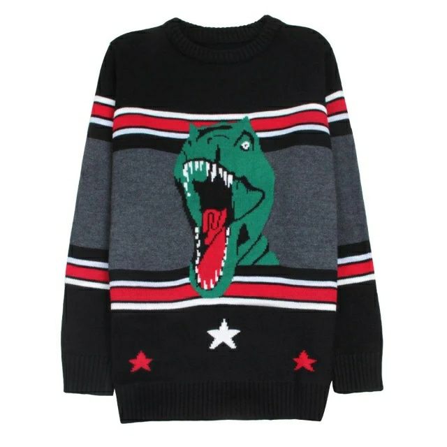 Sprzedam sweter z dinozaurem.