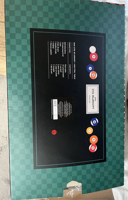 Bilard Mini stół bilardowy medicine stół do bilarda