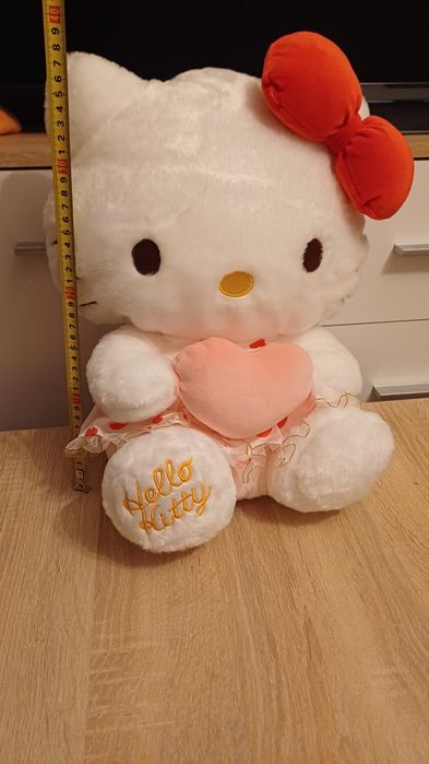 Nowy duży pluszak hello Kitty (beż metki)40cm