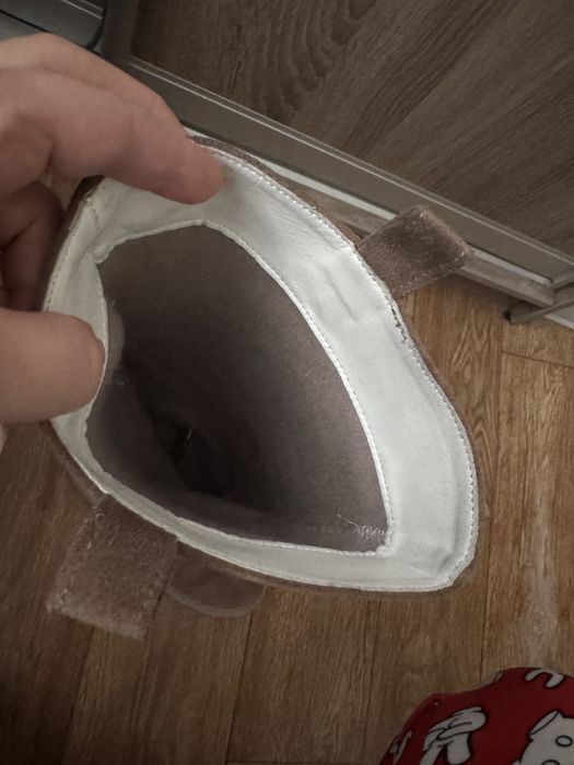 Сапоги замша демі