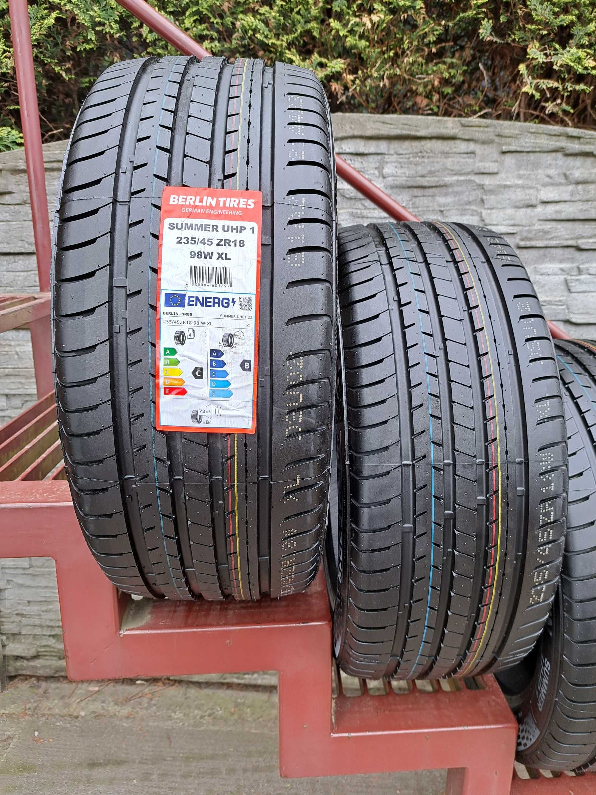 4 Opony NOWE letnie 235/45 R18 Berlin Tires Montaż i wyważanie Gratis!