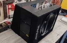 Skrzynia basowa aktywna z wzmacniaczem Alpine SWE-3200 12" 30cm tuba