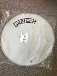 naciąg na centralę stopę 22" GRETSCH logo Broadkaster