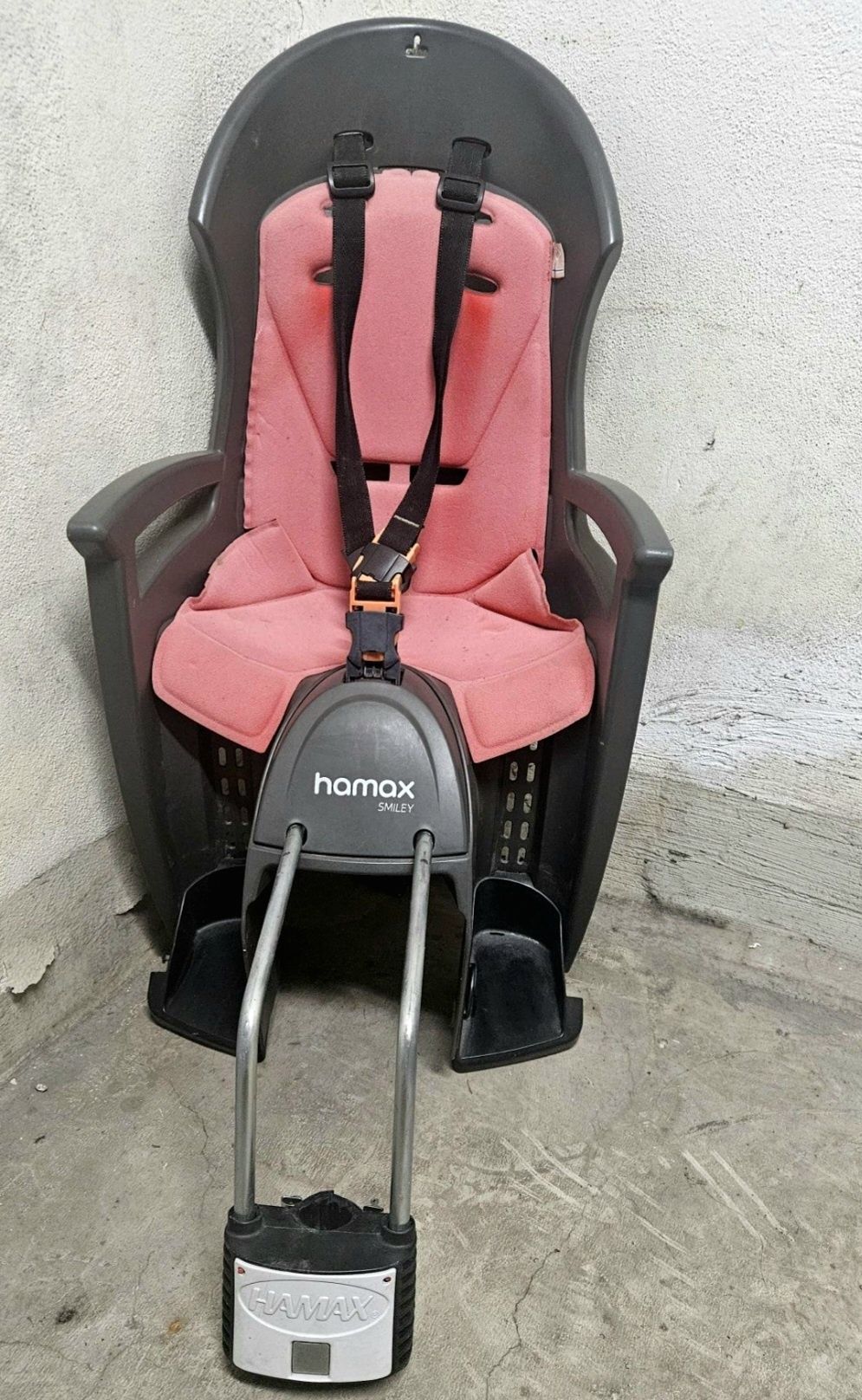 Fotelik rowerowy Hamax smiley z adapterem montazowym