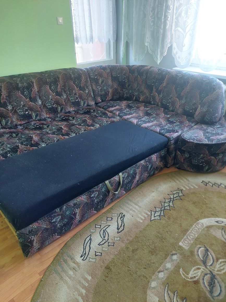 Duży narożnik niebieski