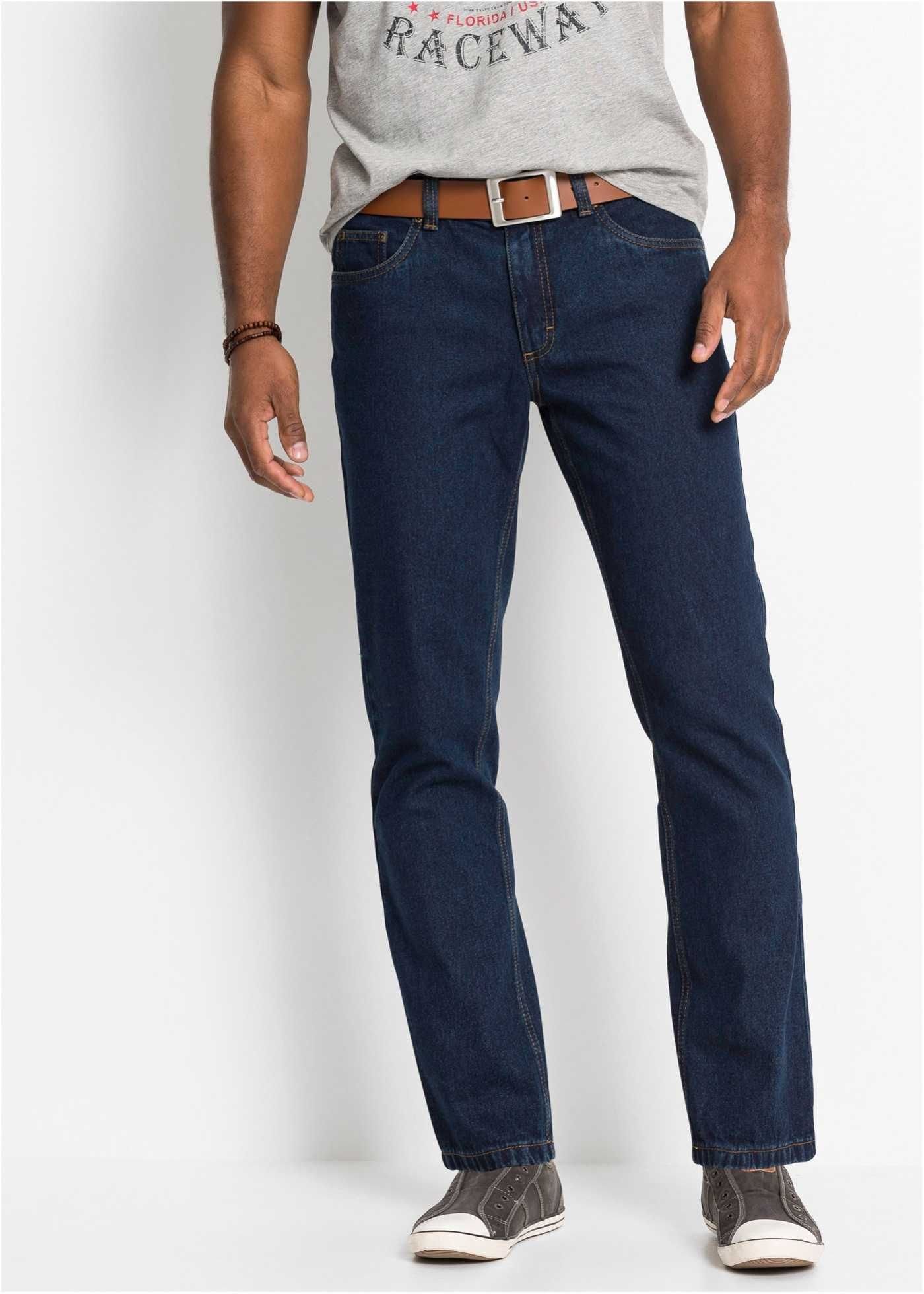 Spodnie męskie jeans Bawełna marki J Baner Rozmiar 52