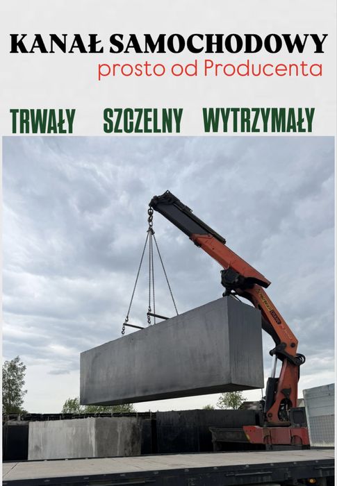 Kanał Samochodowy Kanały Garażowe Montaż Transport Tanio Szybko