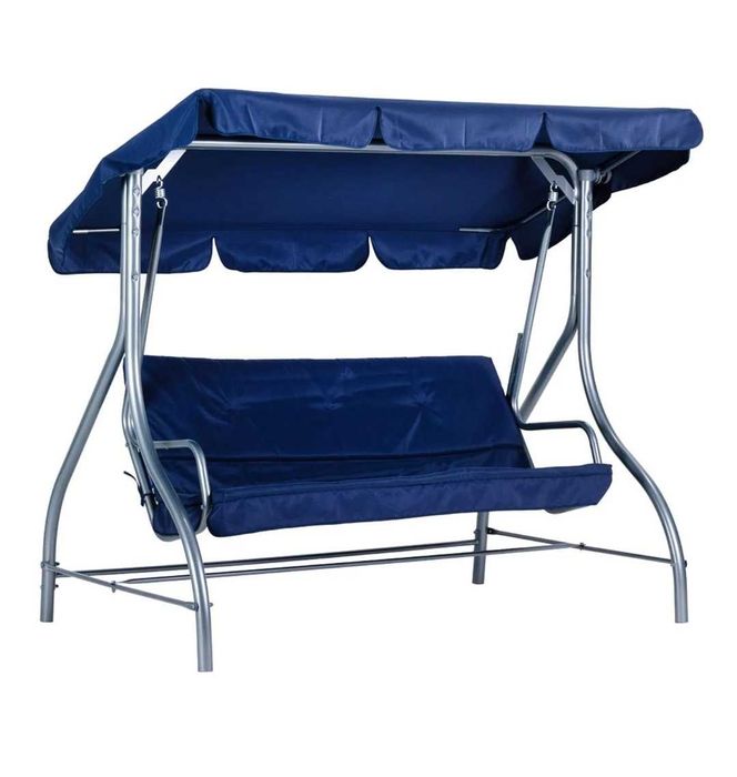 Акция Качели садовые 3-х местные, 250 кг, широкие Marin Hollywood