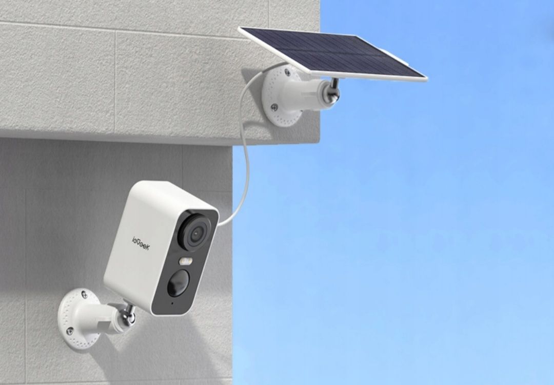 Kamera zewnętrzna solarna bezprzewodowa WIFI IP 2K 3MPx 4X ZOOM Mikrof