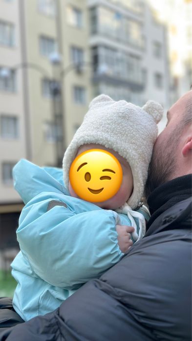 Комбінезон Lenne 68 + 6 розмір, зимові шапочки