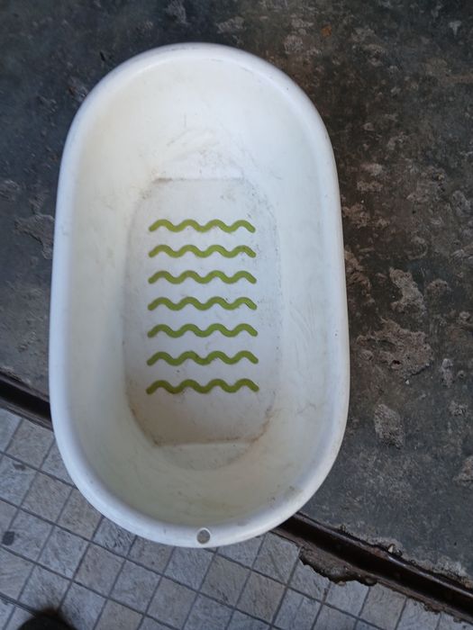 banheira de plástico