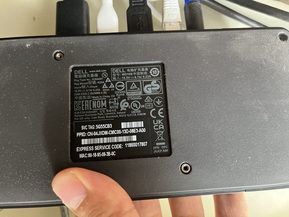 Док станція Dell WD19S