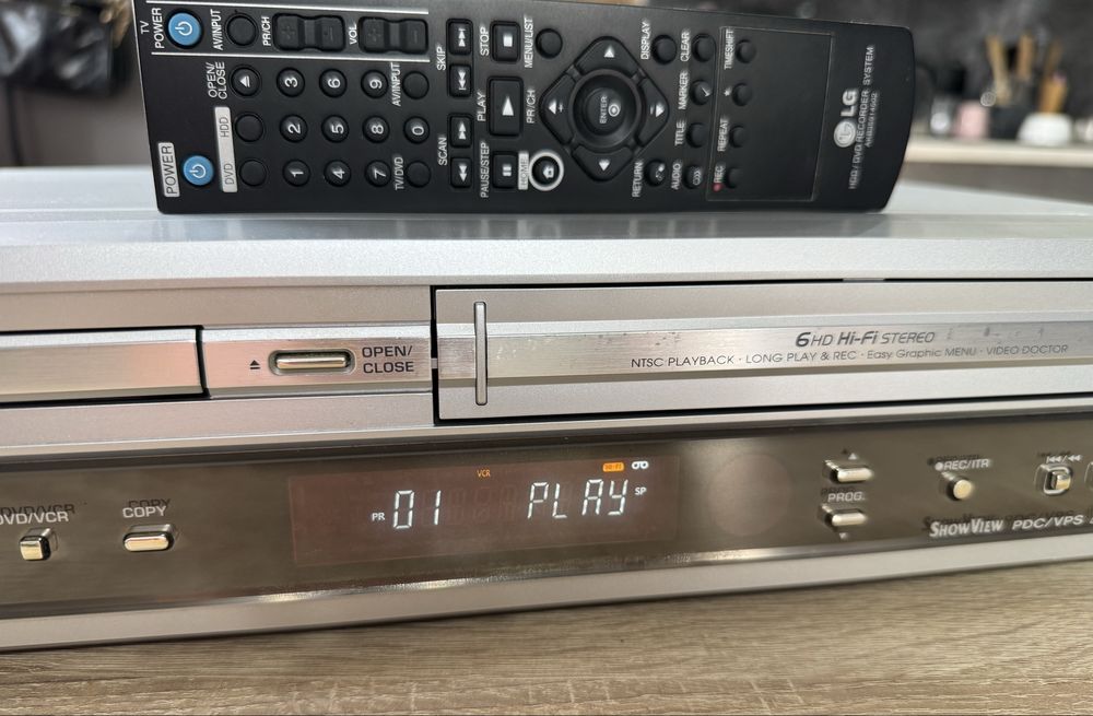 LG DVC5936 #Magetowid VHS DVD #Combo #6HD #Hi-Fi Stereo #Pilot