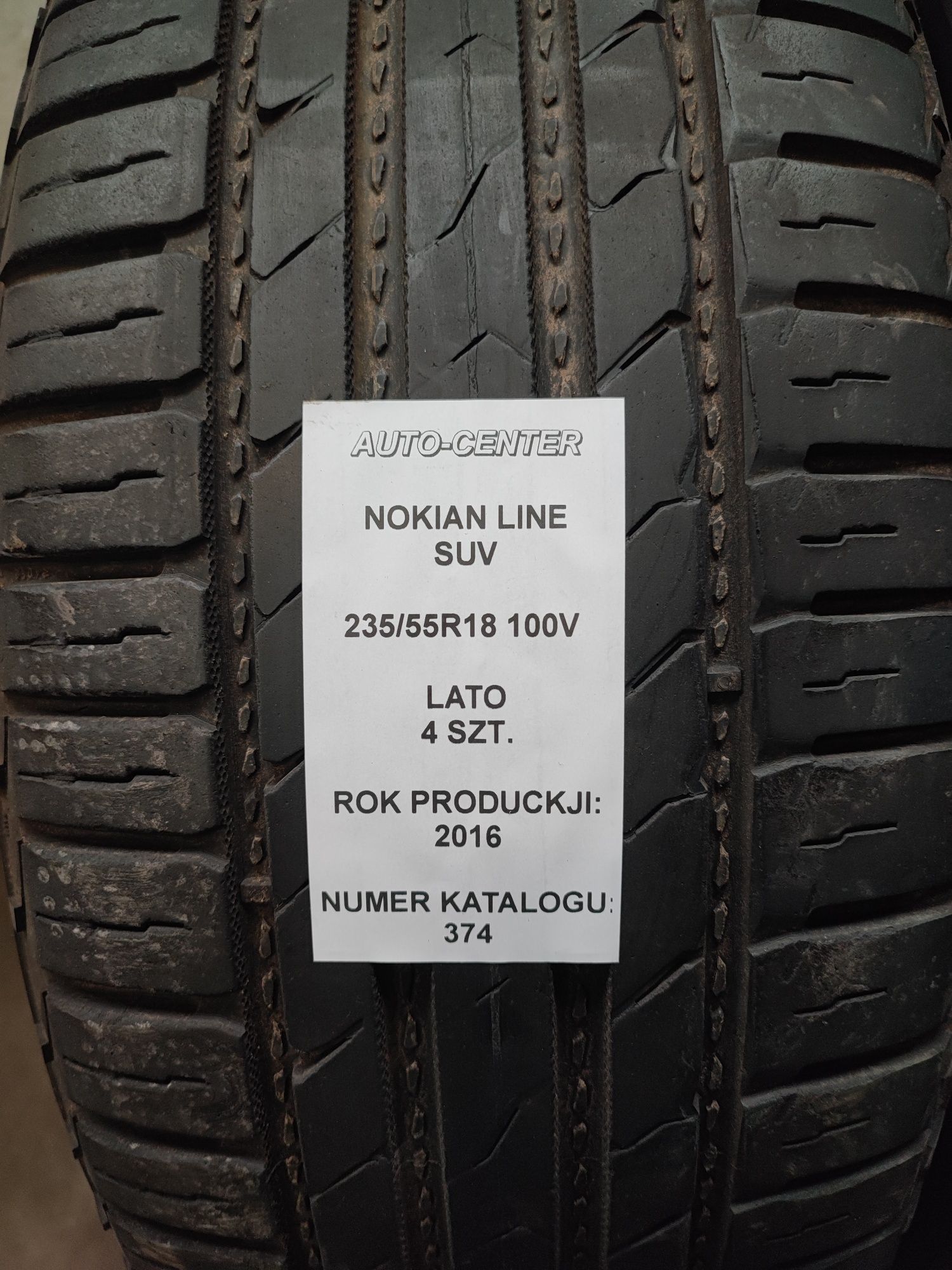 Opony letnie 235/55R18 100V Nokian Line Suv