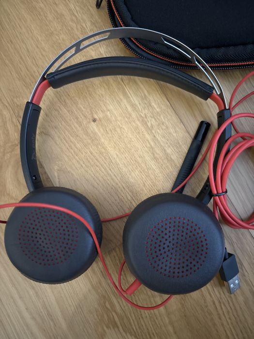 Blackwire 5220 Pooy słuchawki przewodowe Nowe nauszne