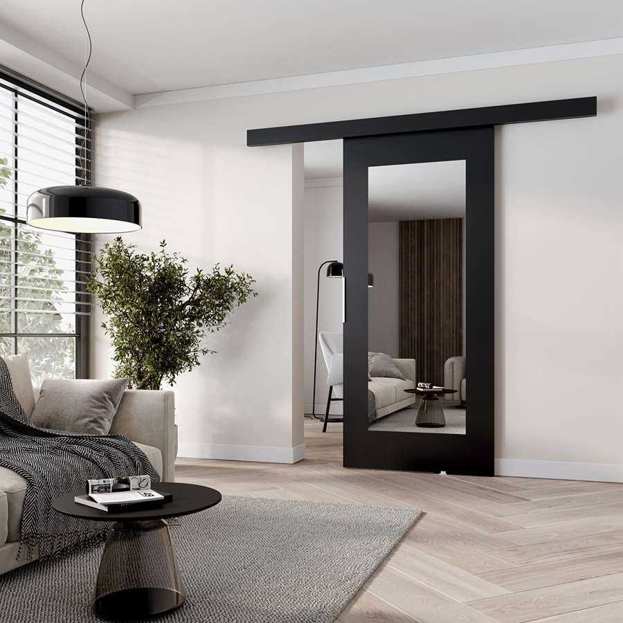 Drzwi przesuwne naścienne MATI MODEL I 80cm 86x 205 SOLIDNE