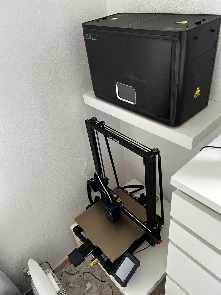 Impressora 3d Anycubic Kobra 2 plus + sunlu para 4 rolos