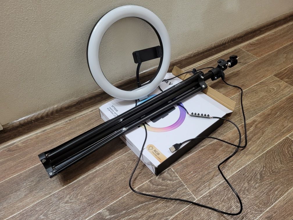 Кільцева лампа RGB Havit ST7026