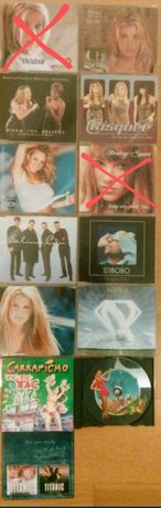 CDs single música pop