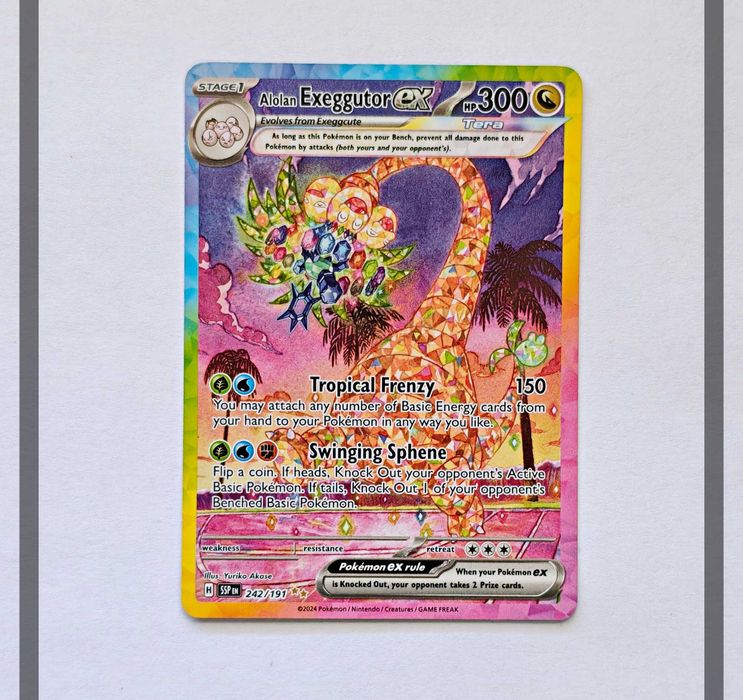 Alolan Exeggutor Ex 242/191 SSP Pokemon ENG-NM