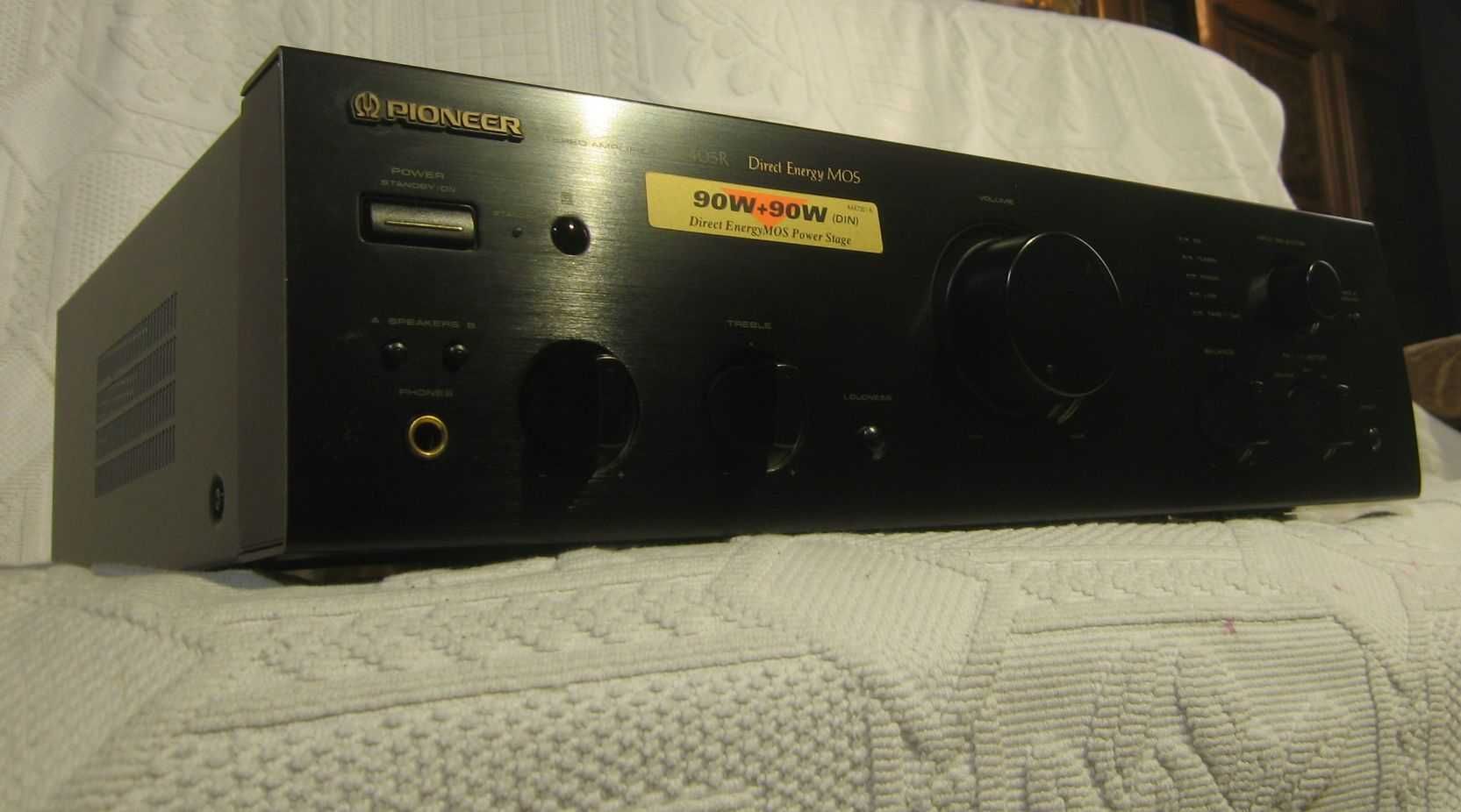Pioneer A-405R solidny Japoński wzmacniacz 2 x 90W mocny i sprawny