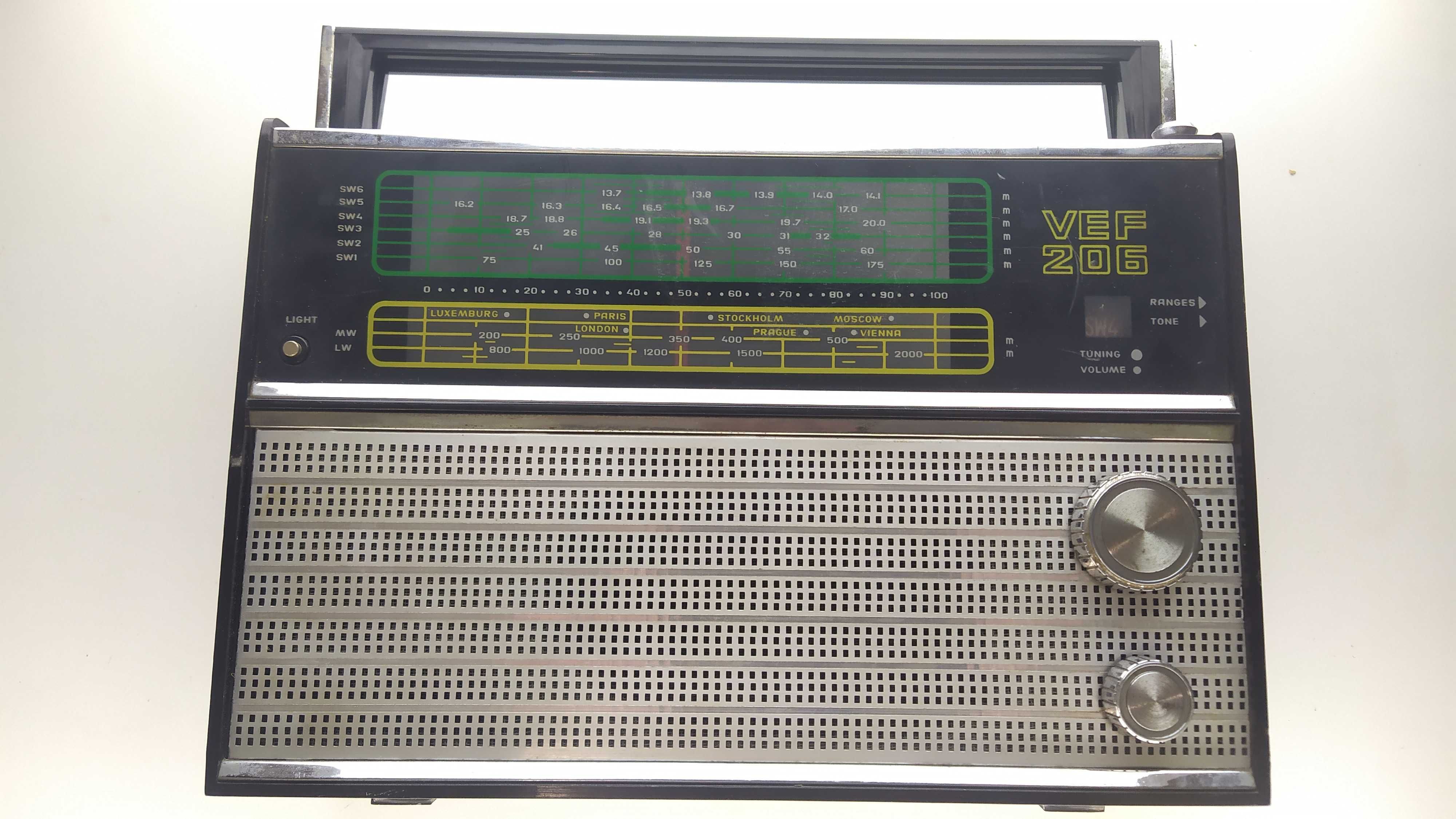 Radio Tento VEF 206 PRL made in CCCP ładny stan vintage kolekcjonerski