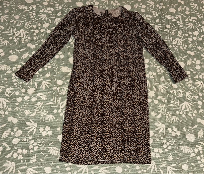 Vestido vintage tigresse, tamanho L