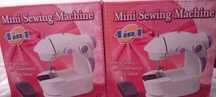 2 Maquinas de costura ponto corrido mini 4 em 1