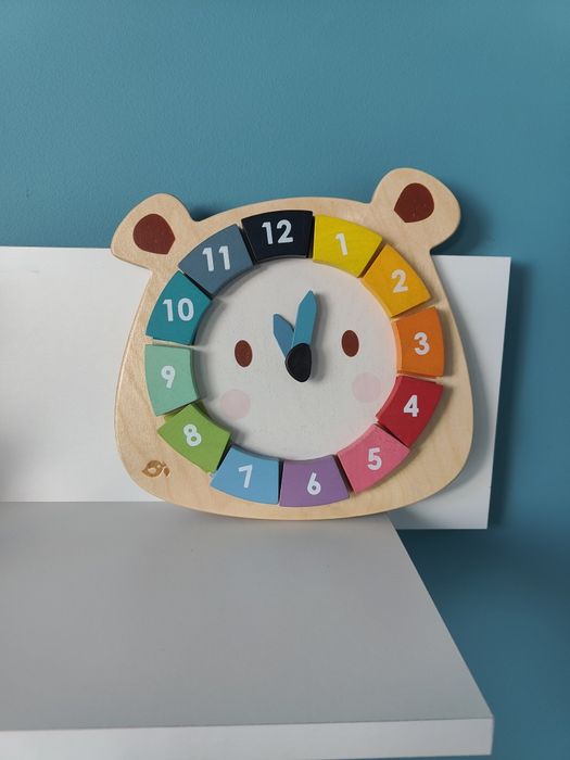 Drewniany zegar Tender Leaf Toys