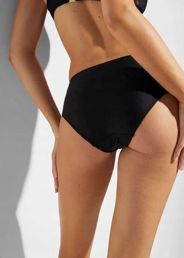 B.P.C figi bikini czarne z cekinami złotymi ^44