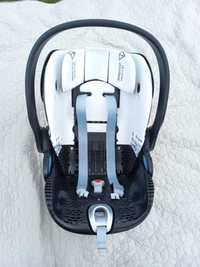 Cybex Cloud Q Plus Platinum fotelik + baza Isofix