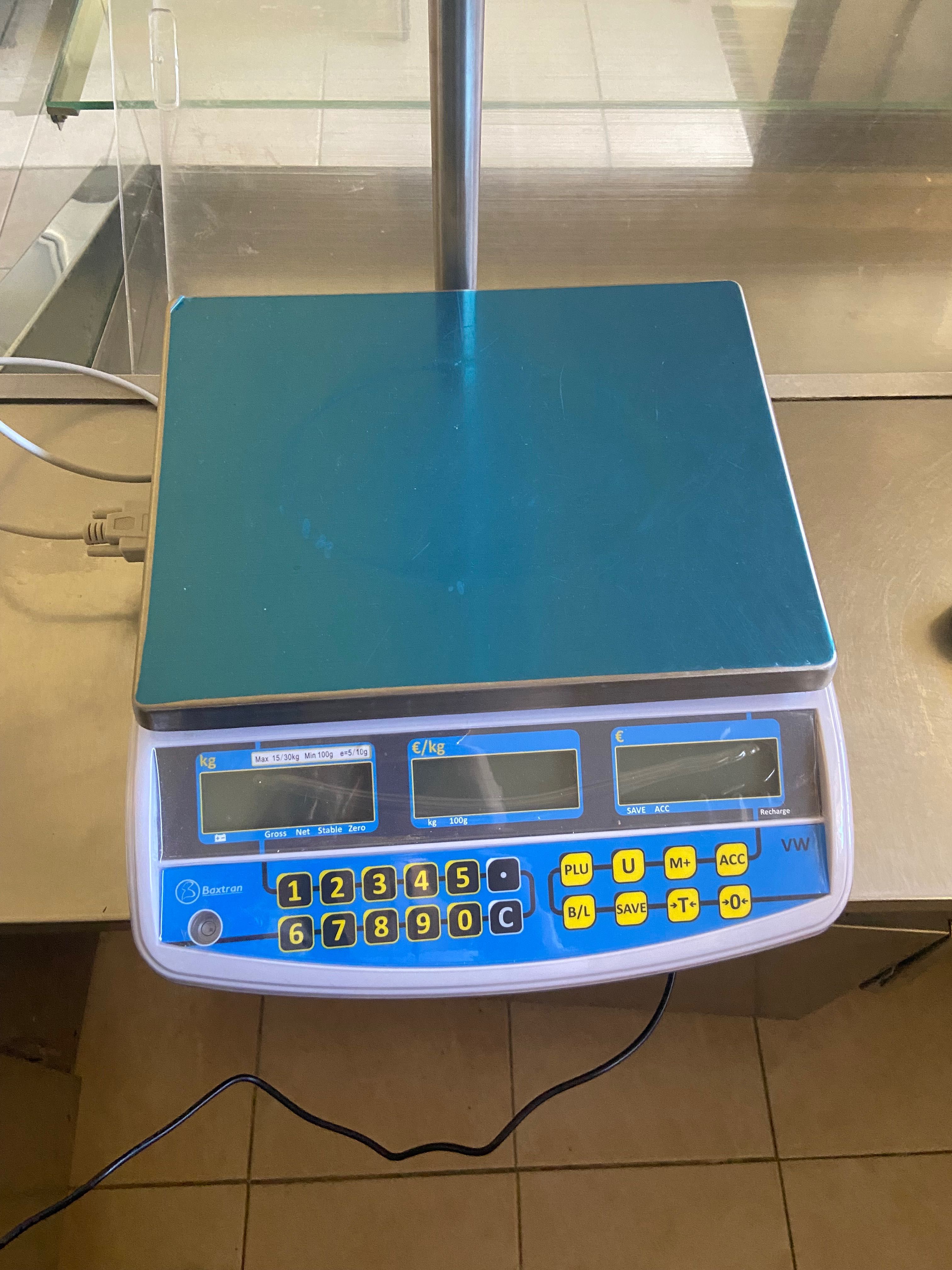 Balança eletrónica para comércio