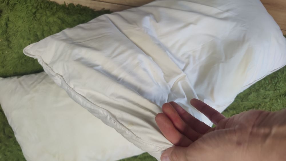 Цена за Две Премиум Подушки 50х70 см Микрофибра Кант Отличное Состоян