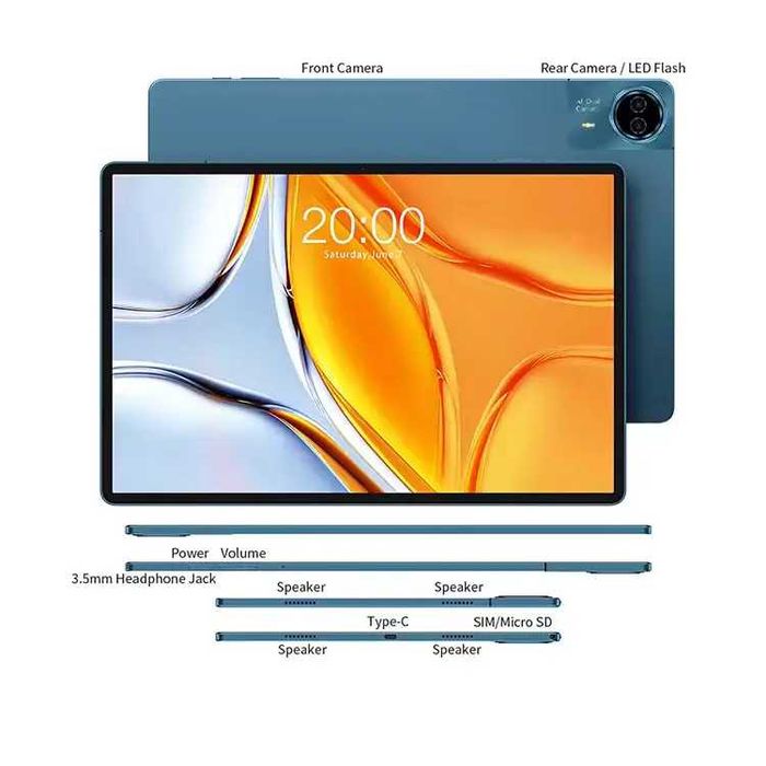 Ультратонкий Планшет Teclast T70 Blue 14" дюймів 8/256Gb 10000mAh 4G