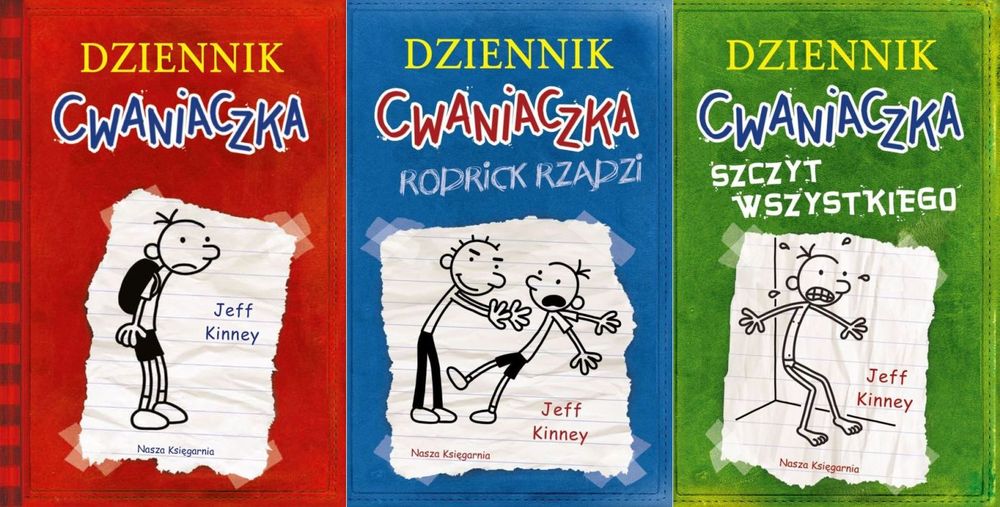 Dziennik Cwaniaczka Tomy 1-3 Literatura Młodzieżowa Zestaw