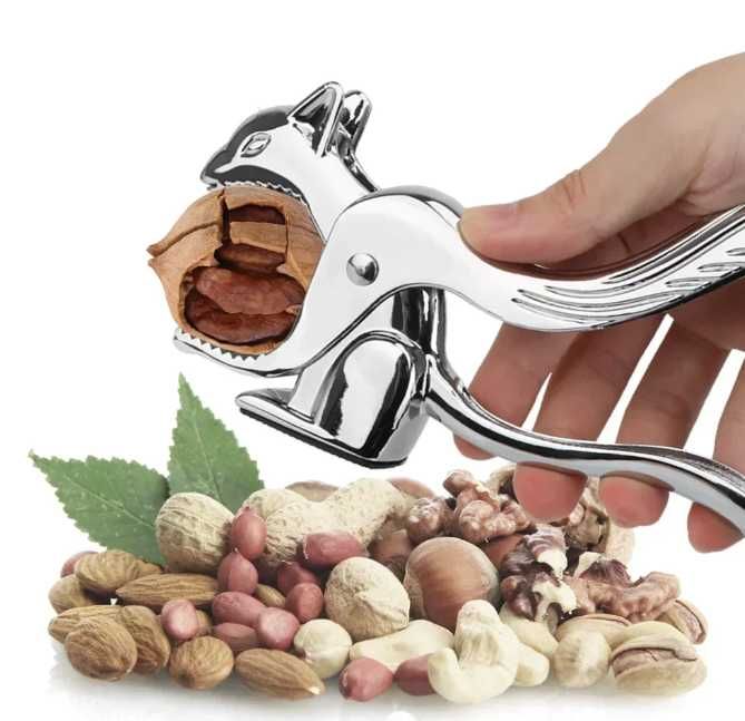 Dziadek do orzechów włoskich laskowych wiewiórka stalowy