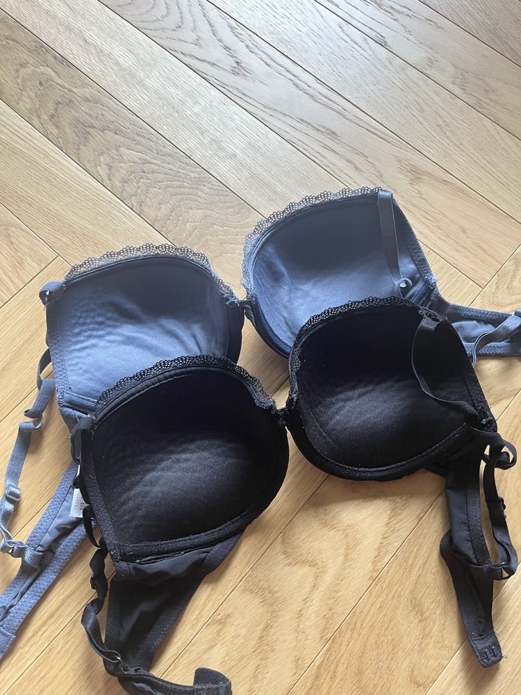 Biustonosz push up dwupak H&M 75B