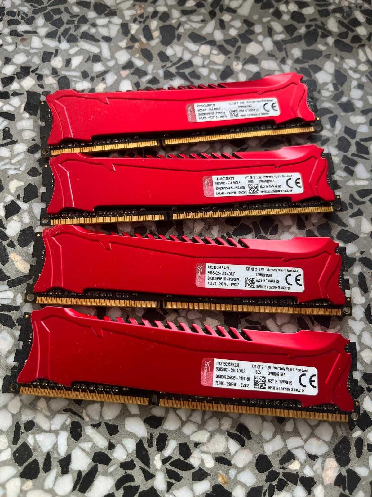 Pamięć RAM HyperX Savage DDR3 16 GB (4x4 GB), 1866MHz (HX318C9SRK2/8)