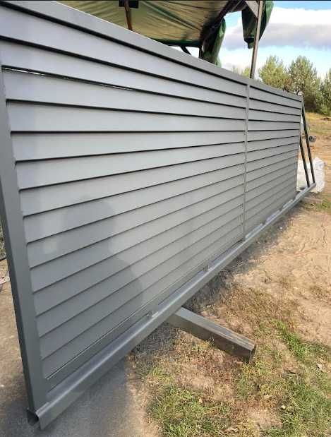 Brama wjazdowa żaluzjowa przesuwna / dwuskrzydłowa Z-100