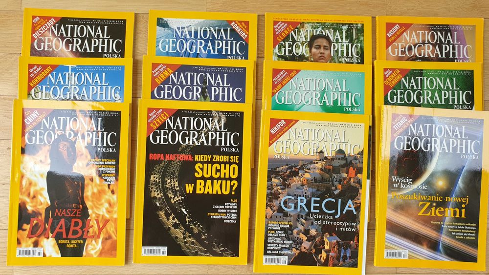 Pismo NATIONAL GEOGRAPHIC (egzemplarze od 1998 do 2023) 257 sztuk